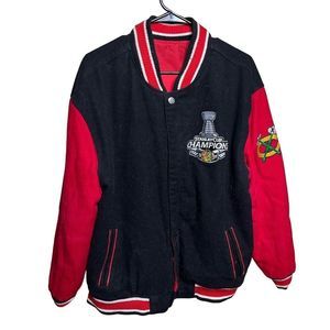 Jeff Hamilton NHL Chicago Blackhawks Reversible Jacket XL